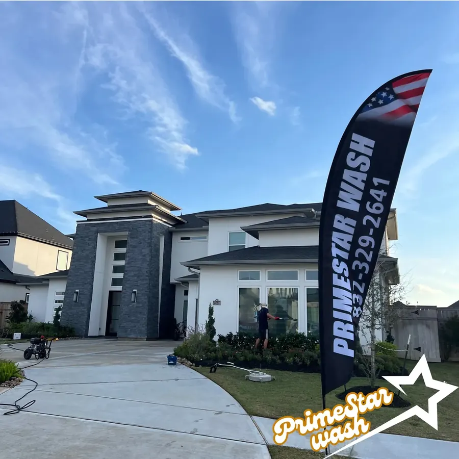 PrimeStar Wash at a Houston home